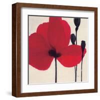 Red-Ivo-Framed Art Print