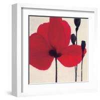Red-Ivo-Framed Art Print