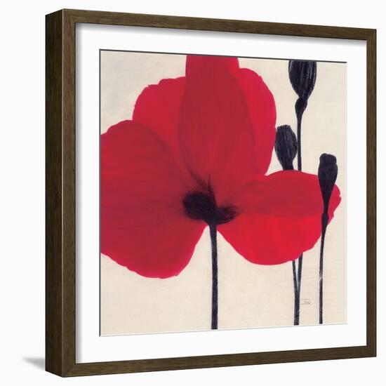 Red-Ivo-Framed Art Print