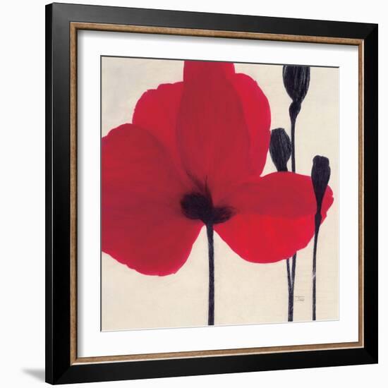 Red-Ivo-Framed Art Print