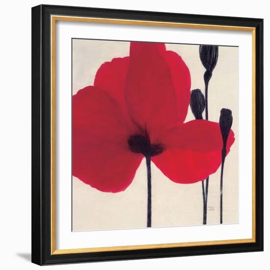 Red-Ivo-Framed Art Print