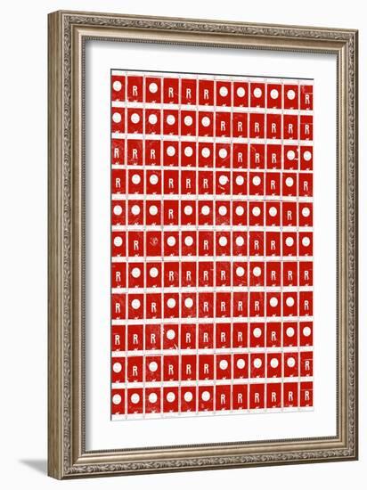 Red-null-Framed Premium Giclee Print