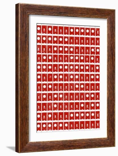 Red-null-Framed Premium Giclee Print