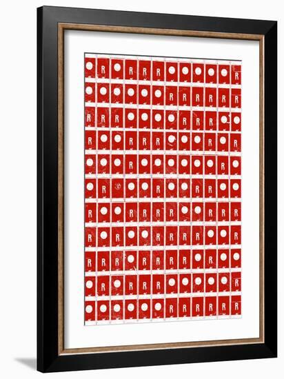 Red-null-Framed Premium Giclee Print