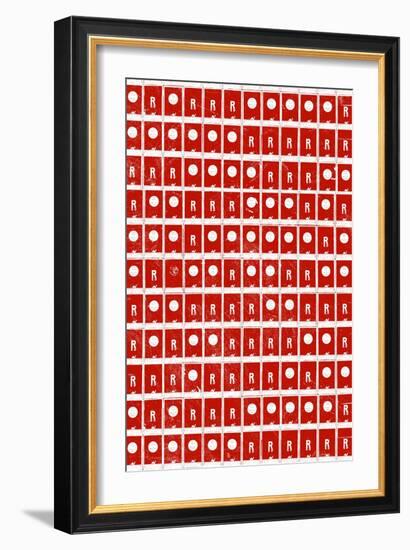 Red-null-Framed Premium Giclee Print