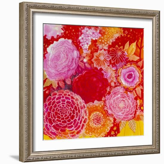 Red-Oxana Zaiko-Framed Giclee Print