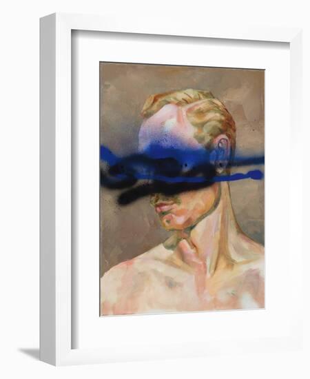 Redacted (Oil on Canvas)-Aaron Bevan-Bailey-Framed Giclee Print