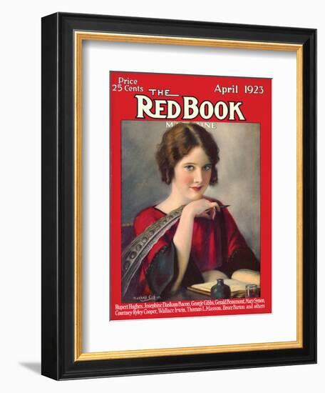 Redbook, April 1923-null-Framed Art Print