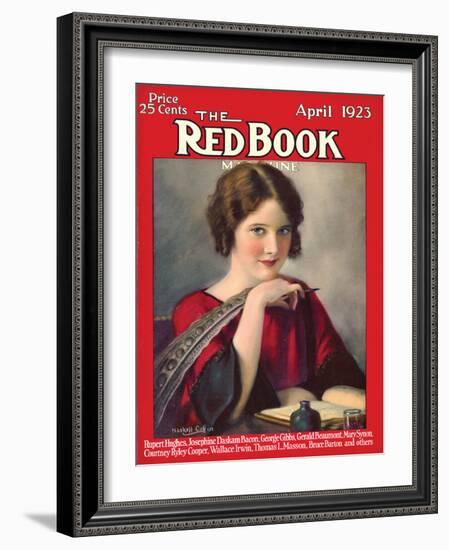 Redbook, April 1923-null-Framed Art Print