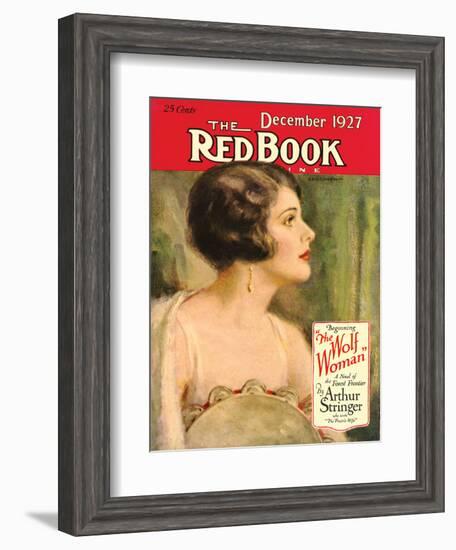 Redbook, December 1927-null-Framed Art Print