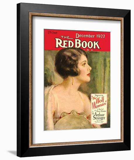 Redbook, December 1927-null-Framed Art Print