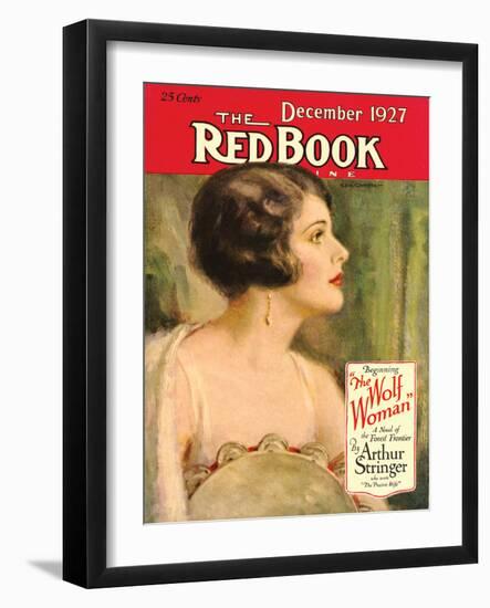 Redbook, December 1927-null-Framed Art Print