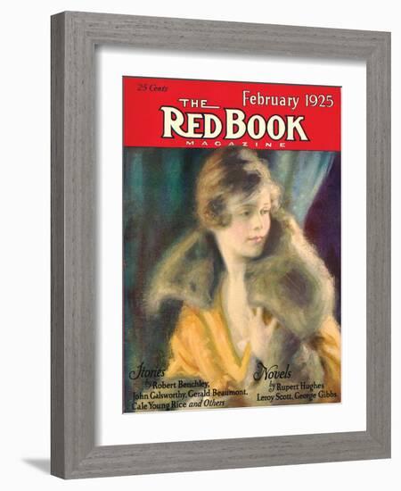 Redbook, February 1925-null-Framed Art Print