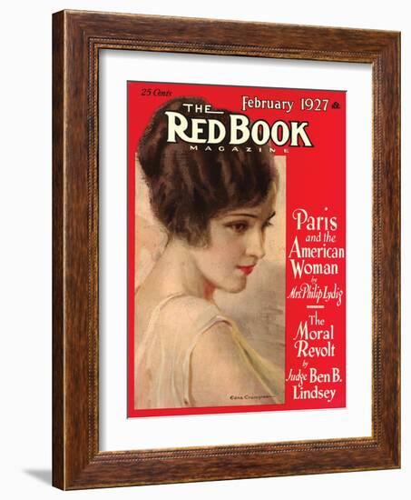 Redbook, February 1927-null-Framed Art Print