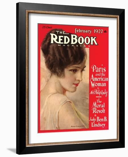 Redbook, February 1927-null-Framed Art Print