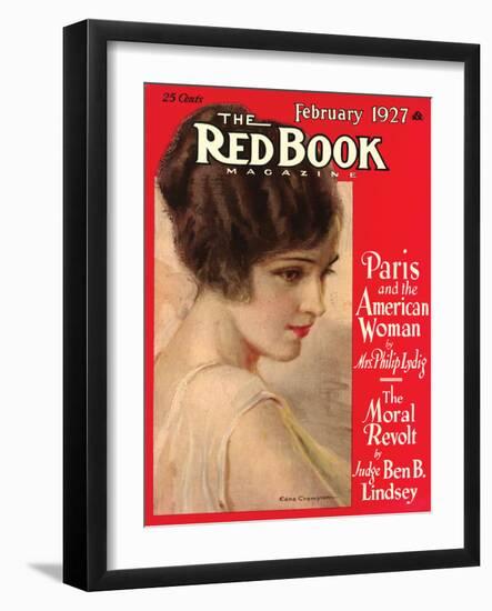 Redbook, February 1927-null-Framed Art Print