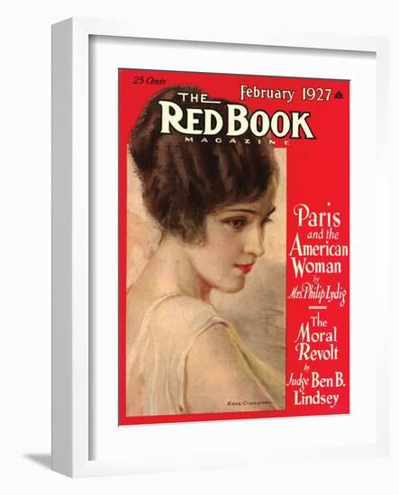 Redbook, February 1927-null-Framed Art Print