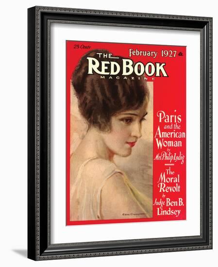 Redbook, February 1927-null-Framed Art Print