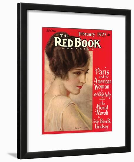 Redbook, February 1927-null-Framed Art Print