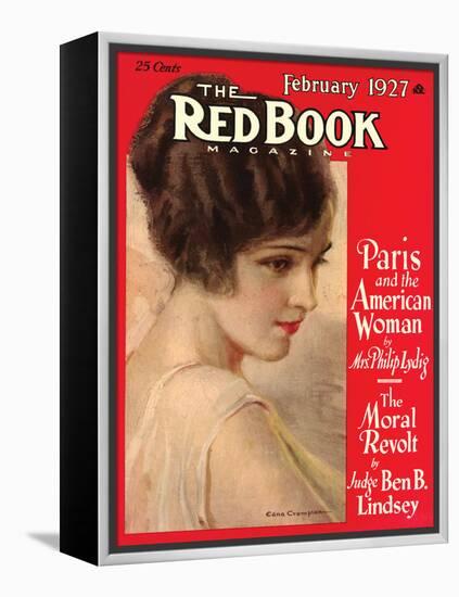 Redbook, February 1927-null-Framed Stretched Canvas