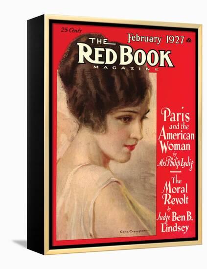 Redbook, February 1927-null-Framed Stretched Canvas