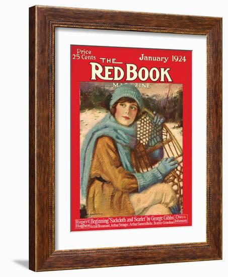Redbook, January 1924-null-Framed Art Print