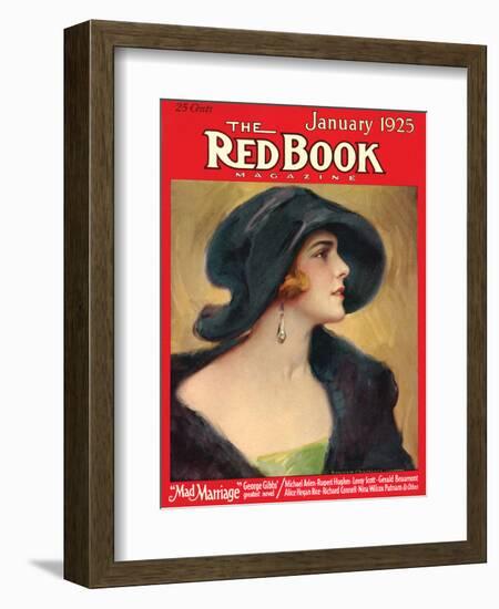 Redbook, January 1925-null-Framed Art Print