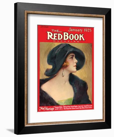 Redbook, January 1925-null-Framed Art Print