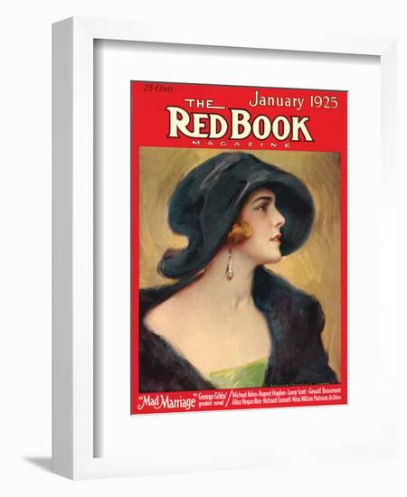 Redbook, January 1925-null-Framed Art Print