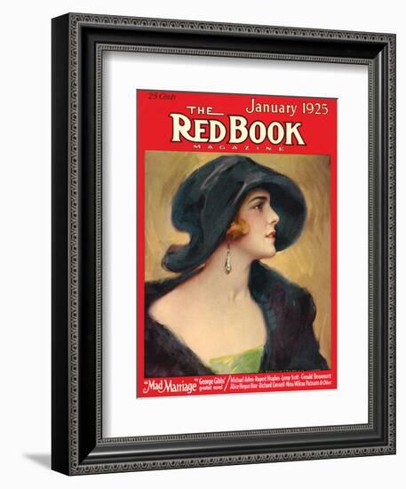 Redbook, January 1925-null-Framed Art Print