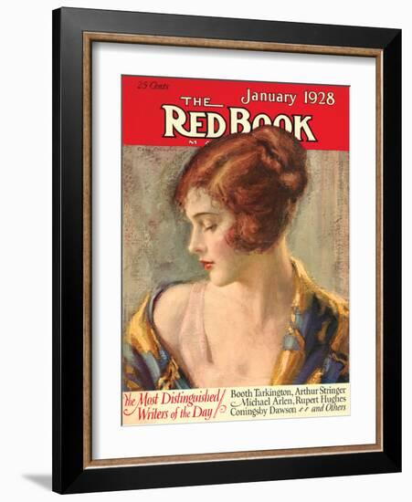 Redbook, January 1928-null-Framed Art Print