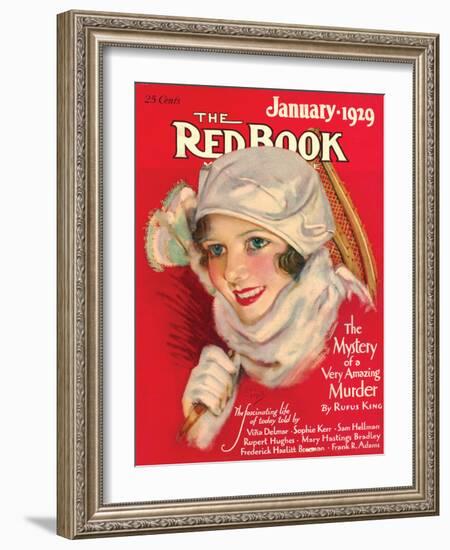Redbook, January 1929-null-Framed Art Print