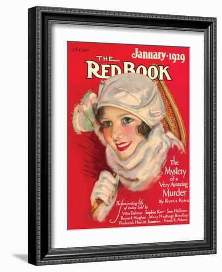 Redbook, January 1929-null-Framed Art Print