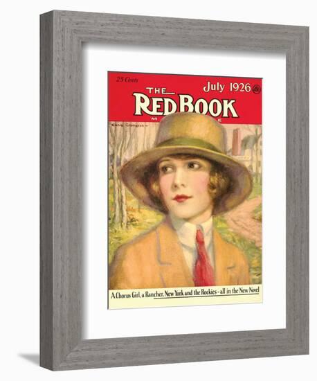 Redbook, July 1926-null-Framed Art Print