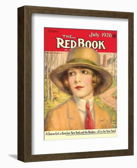 Redbook, July 1926-null-Framed Art Print