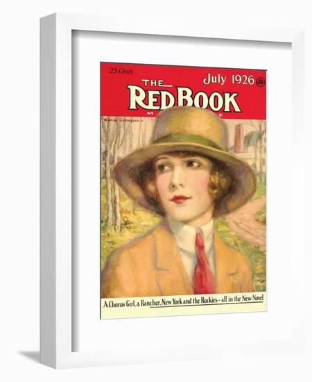 Redbook, July 1926-null-Framed Art Print