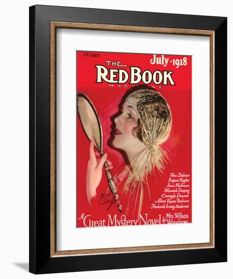 Redbook, July 1928-null-Framed Art Print