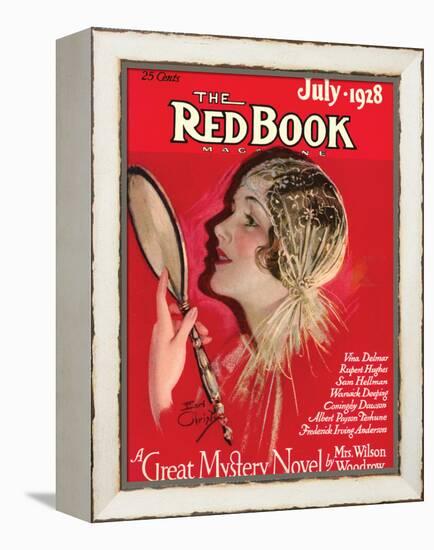 Redbook, July 1928-null-Framed Stretched Canvas