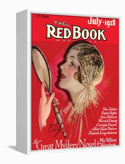 Redbook, July 1928-null-Framed Stretched Canvas