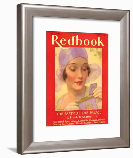Redbook, July 1930-null-Framed Art Print