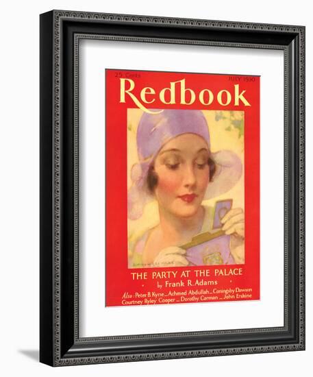 Redbook, July 1930-null-Framed Art Print