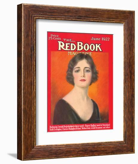 Redbook, June 1922-null-Framed Art Print