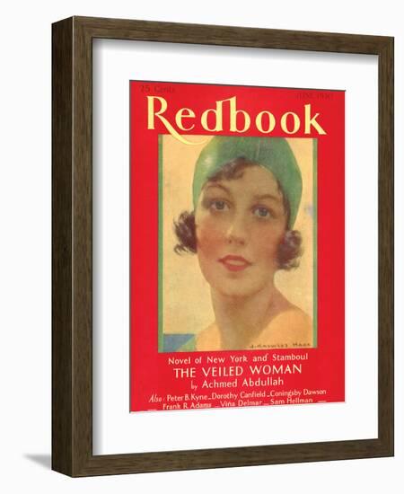 Redbook, June 1930-null-Framed Art Print