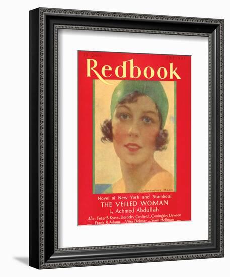 Redbook, June 1930-null-Framed Art Print