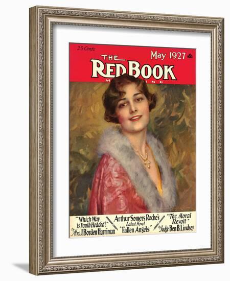 Redbook, May 1927-null-Framed Art Print