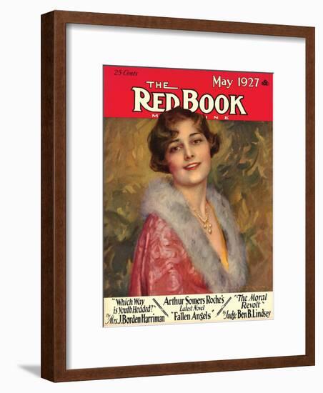 Redbook, May 1927-null-Framed Art Print