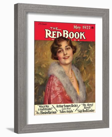 Redbook, May 1927-null-Framed Art Print