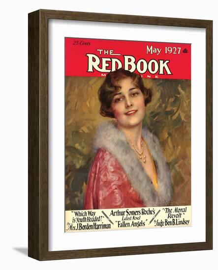Redbook, May 1927-null-Framed Art Print