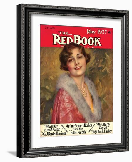 Redbook, May 1927-null-Framed Art Print