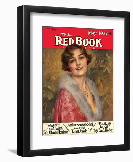 Redbook, May 1927-null-Framed Art Print